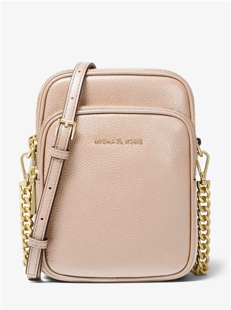 michael kors jet set crossbody tas|Jet Set Medium Pebbled Leather Crossbody Bag .